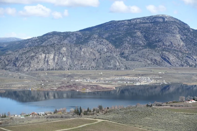 the barren hills around osoyoos
