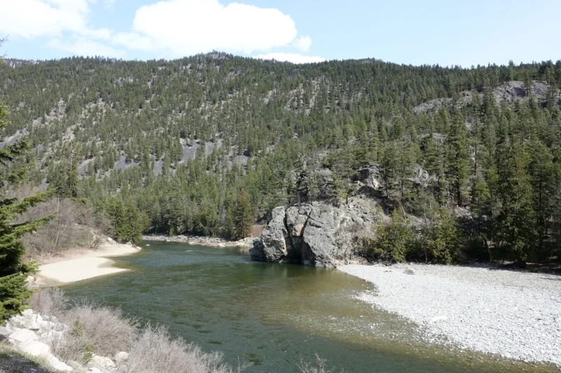 a scenic pullover on the crowsnest highway