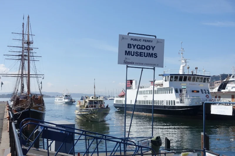 ferry to the viking ship and other museums