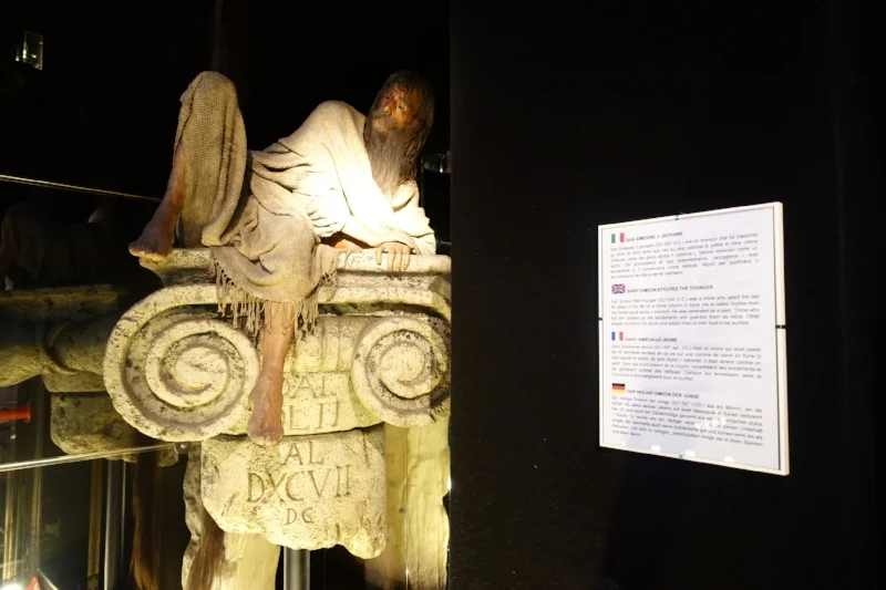 -museum of curiosities - saintly guy wax figure