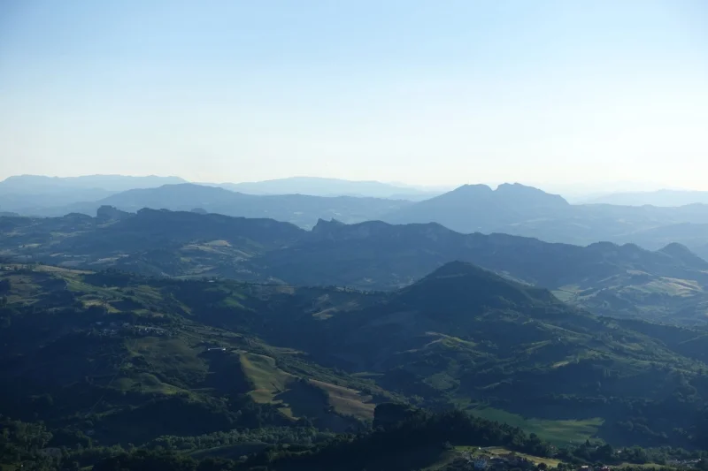 gazing out upon the most serene republic of san marino