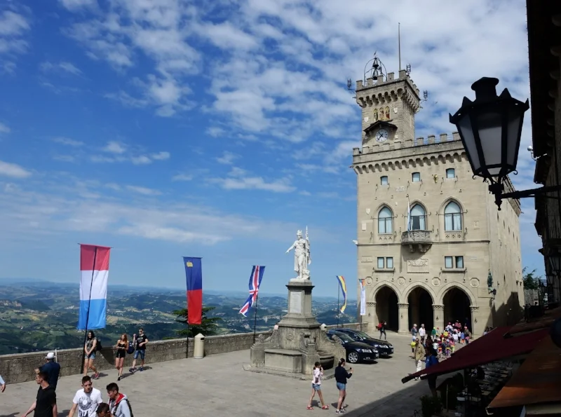 the public palace - san marino's parliament