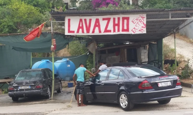 one of the abundant albanian car washes