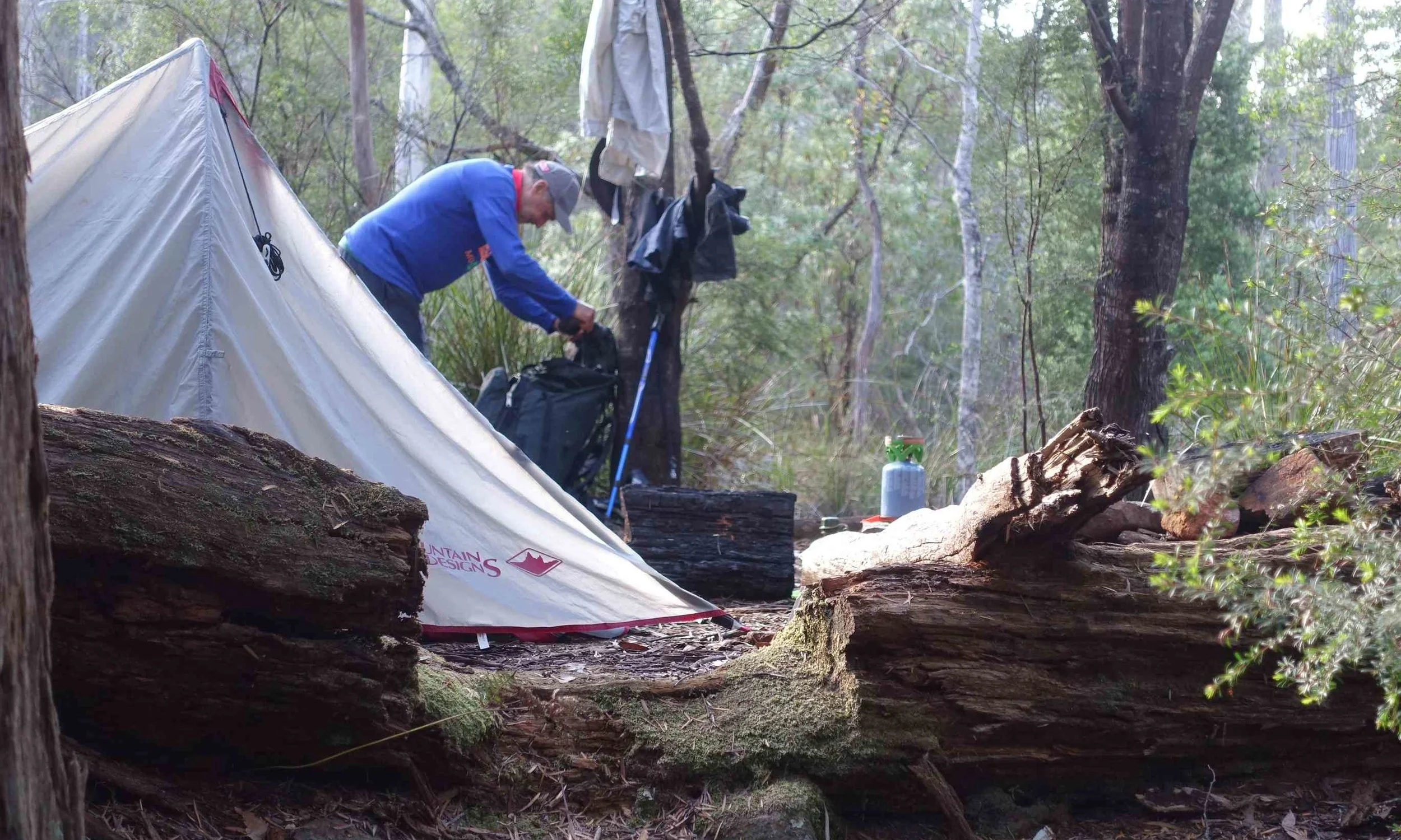 campsite - first night