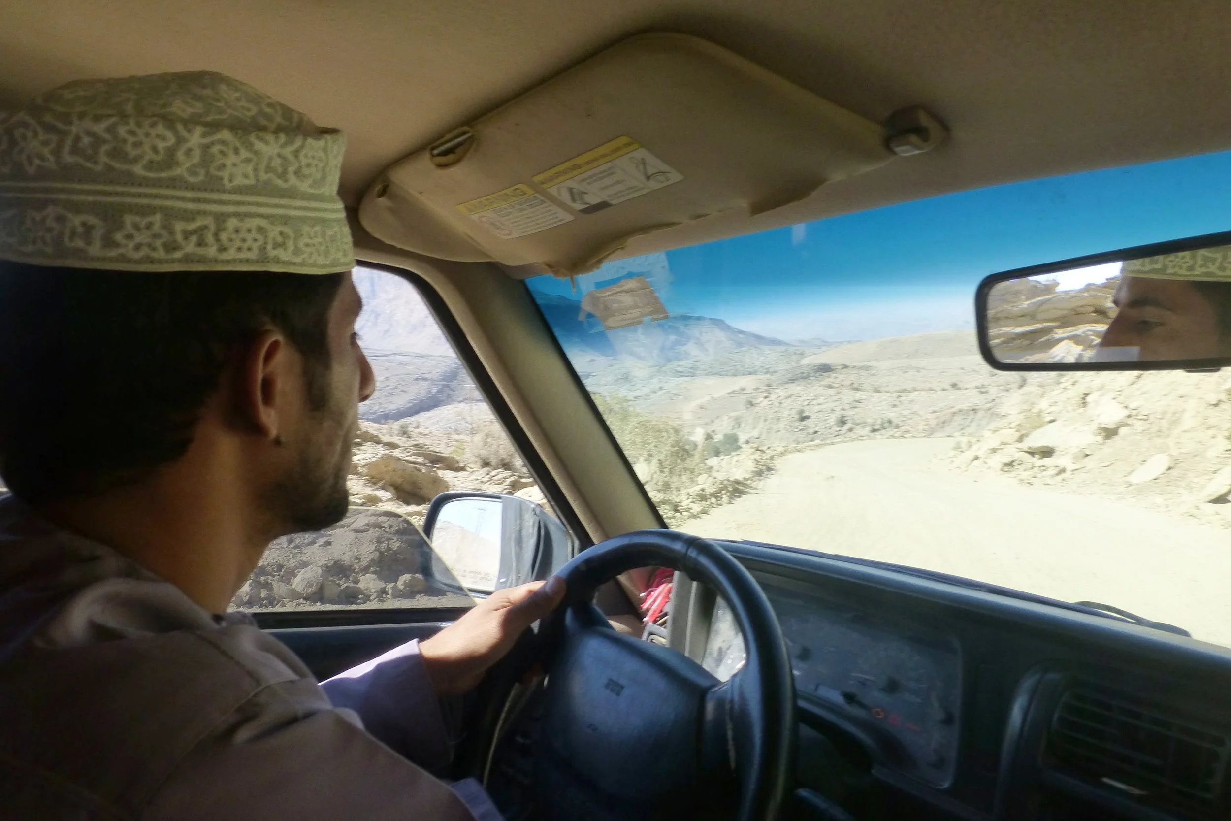 our driver, mahmood