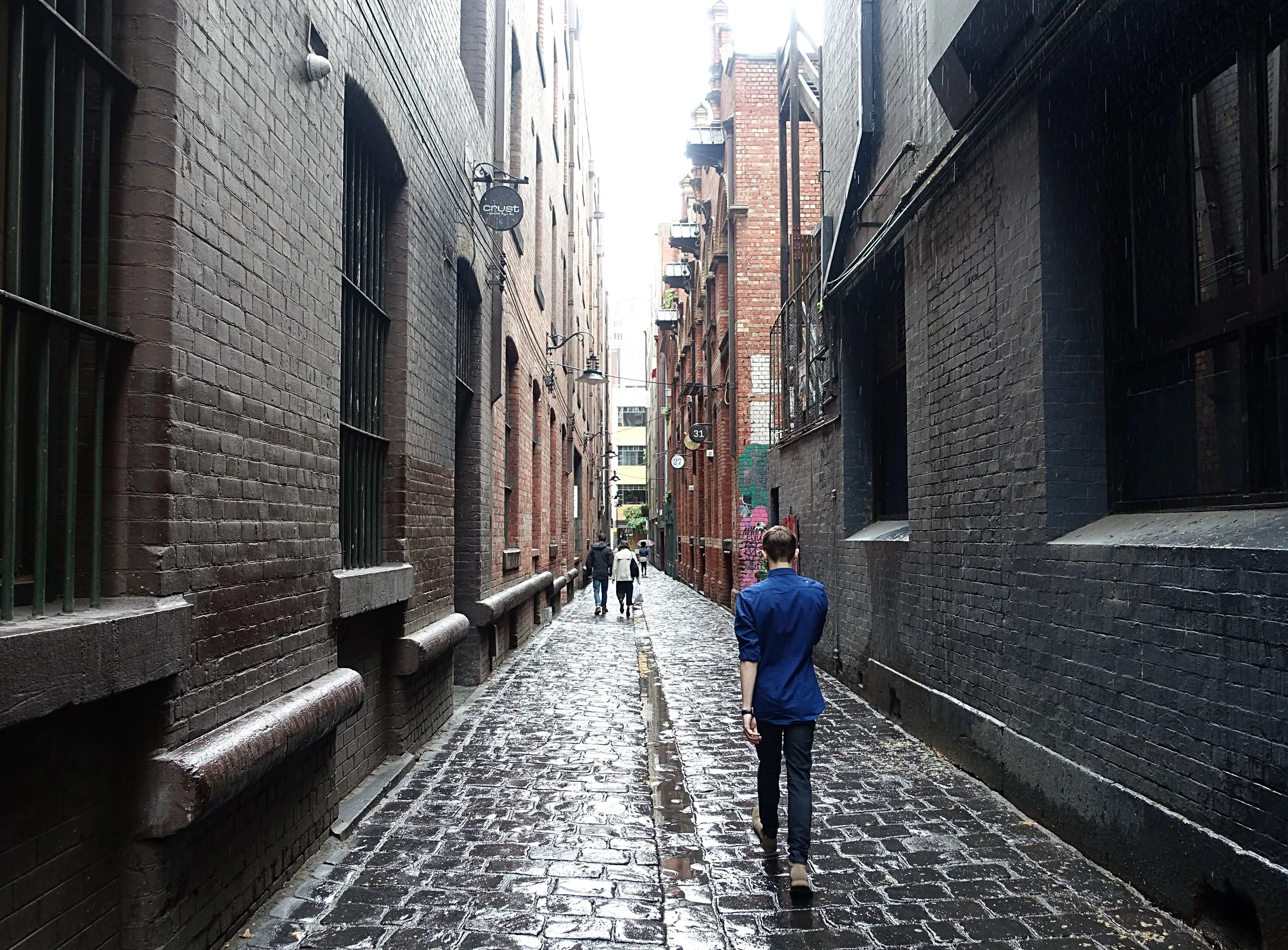 another feature of Melbourne is its interesting alleyways
