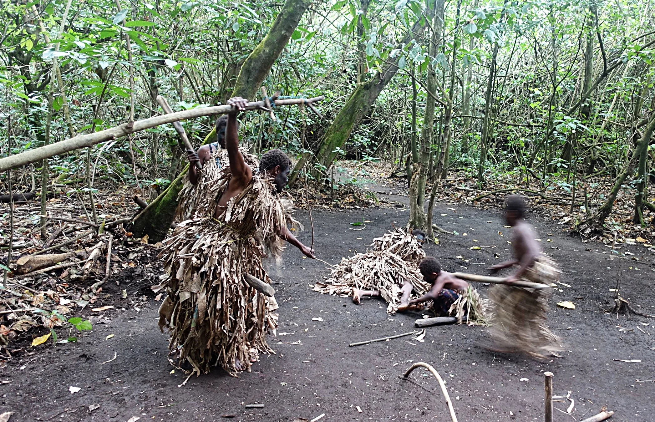 hunting re-enactment