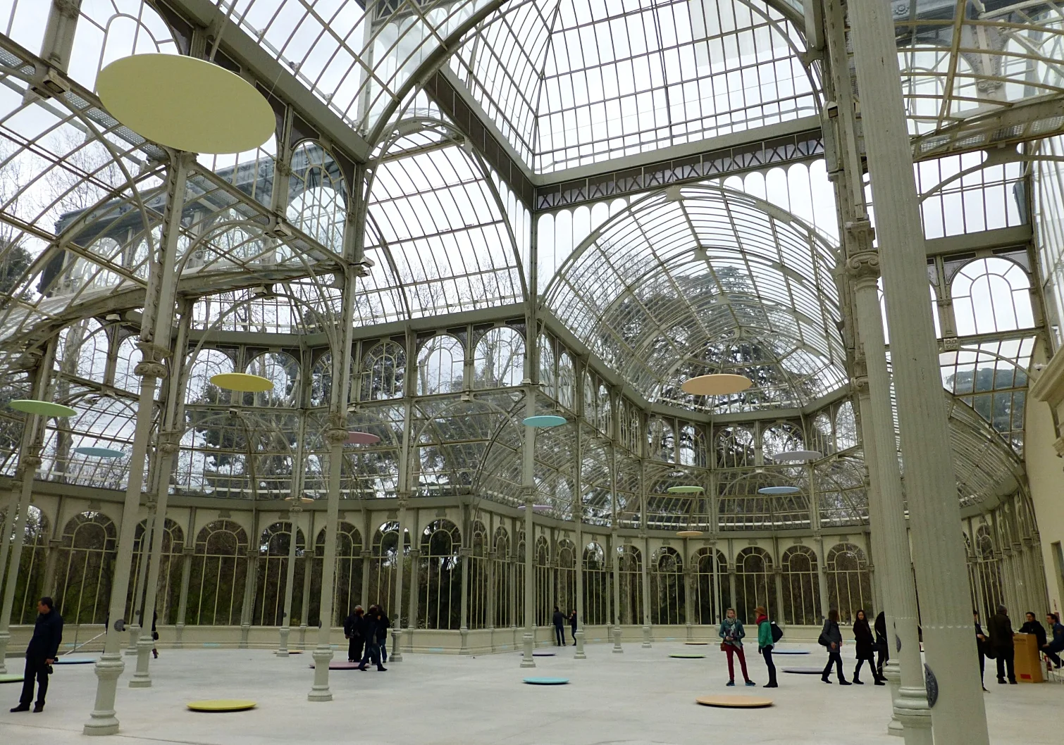 palacio de cristal - parque del buen retiro, madrid