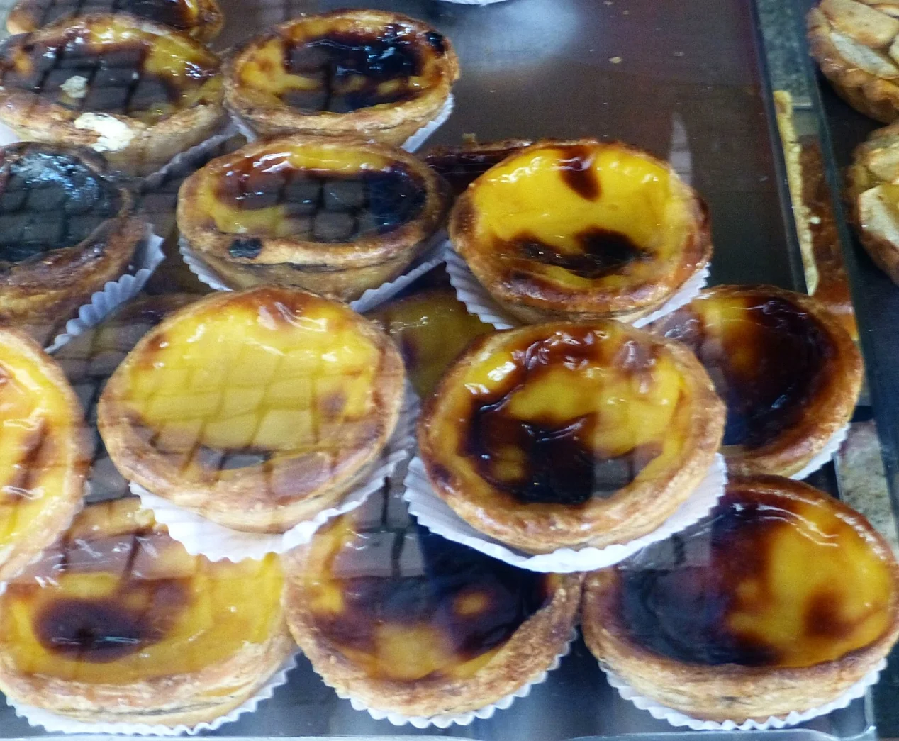 Portuguese custard tarts - yum!
