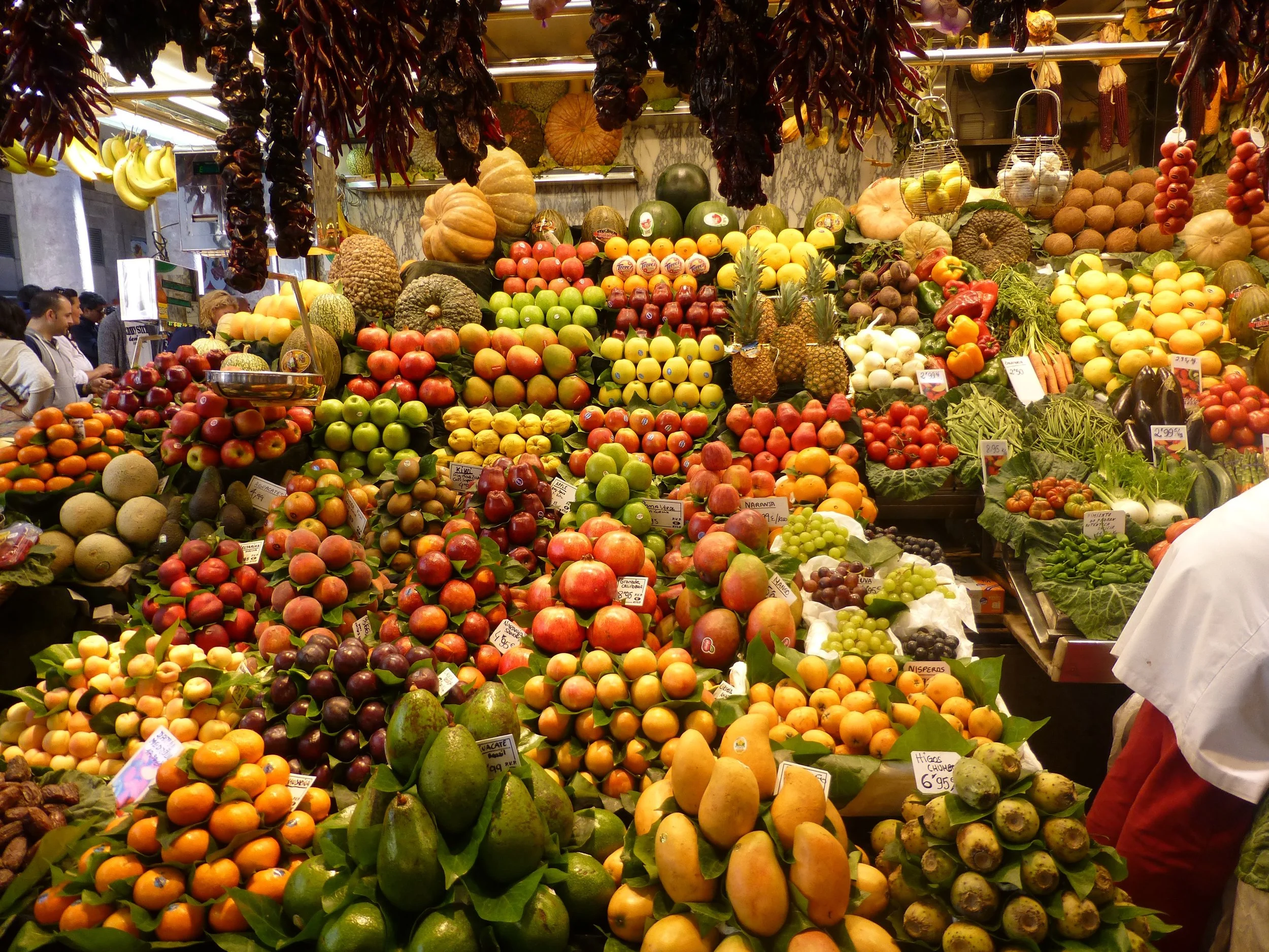 boqueria market, barcelona