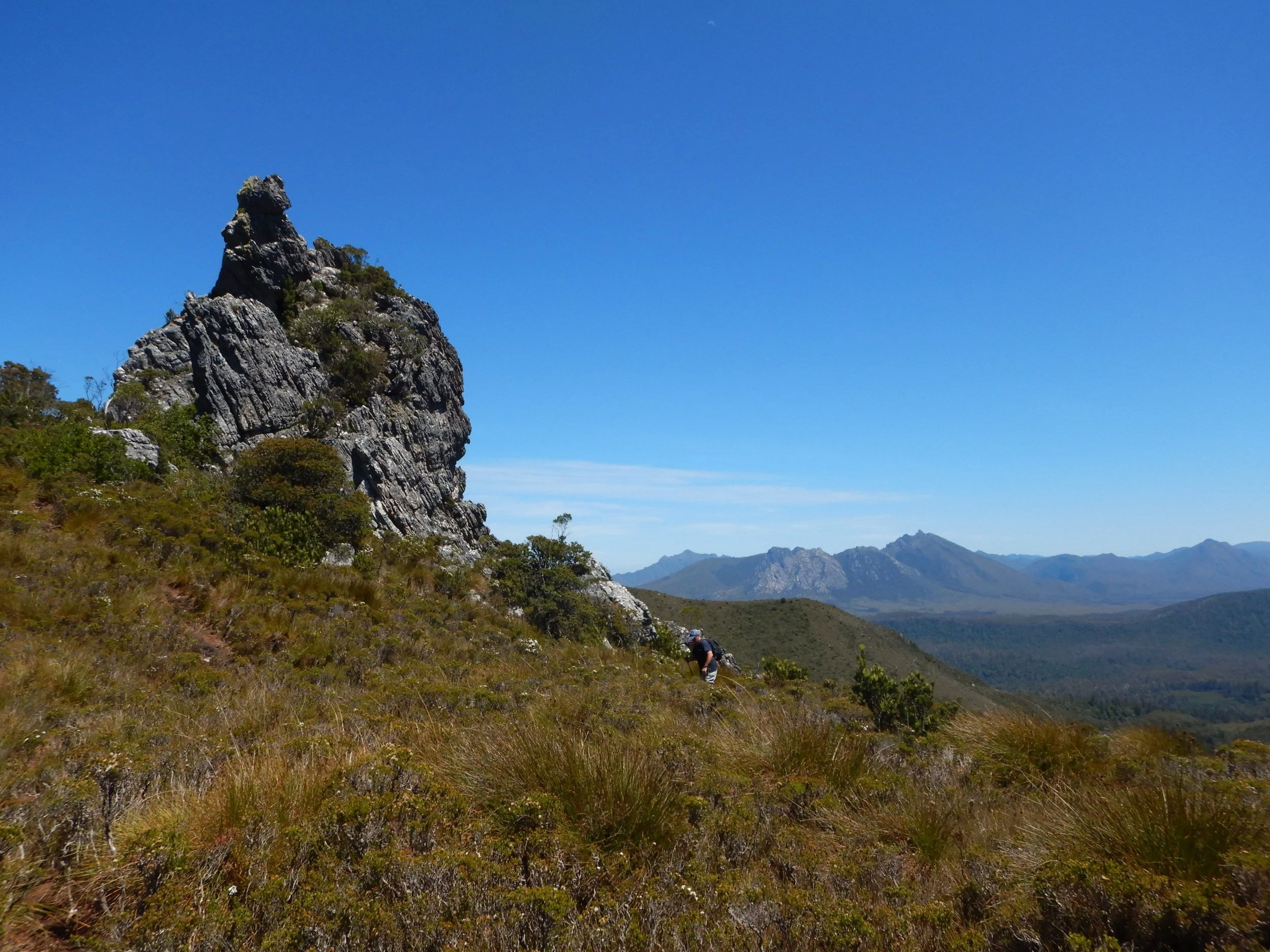 arriving at the first outcrop