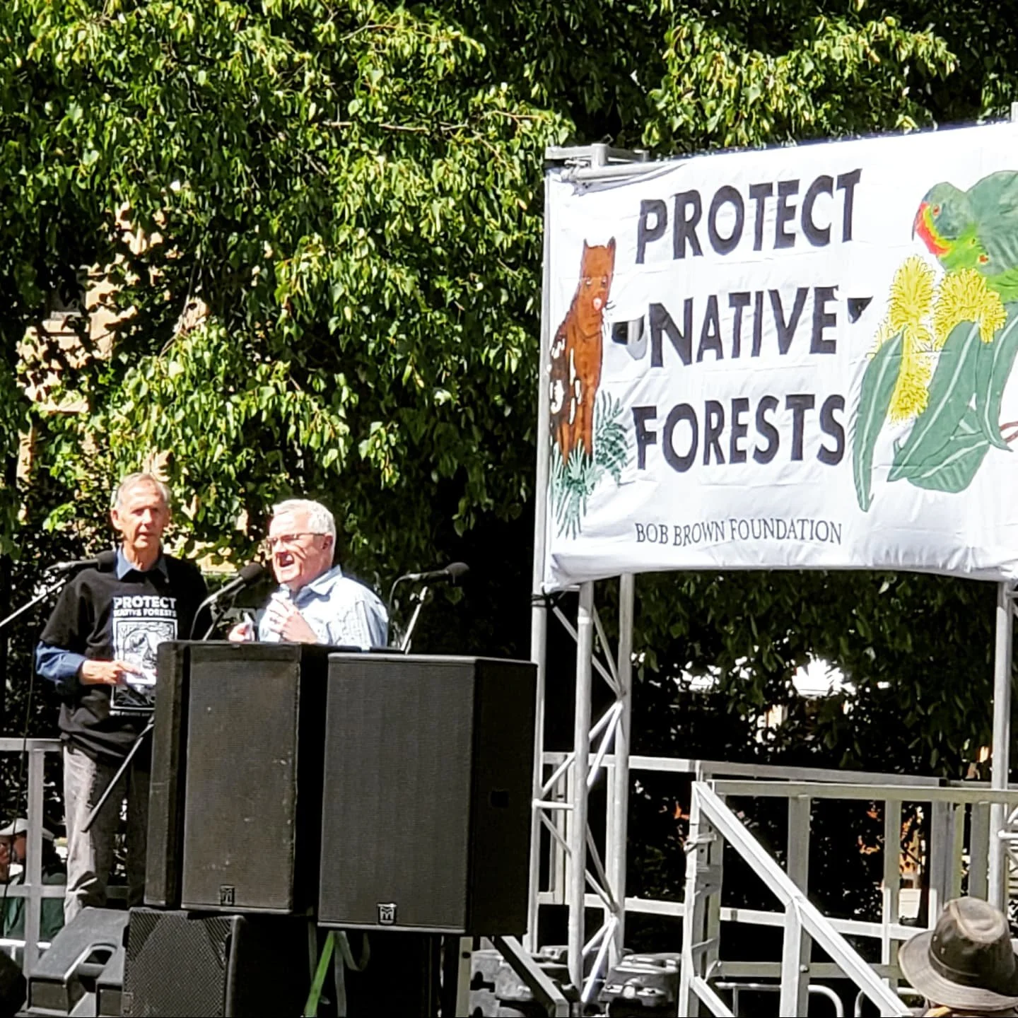 Hobart turnout as part of the National Rallies to Stop Logging of Native Forests. Over 3,000 attended.  Great speakers. Stop to logging!