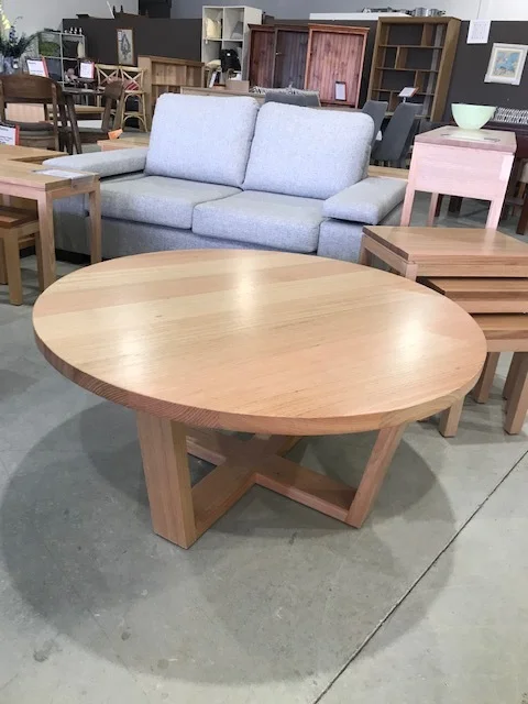 Byron coffee table in Tasmanian Oak , any size