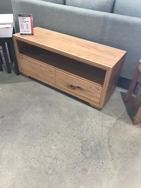 Portland tv unit , choice of timbers , size and colours