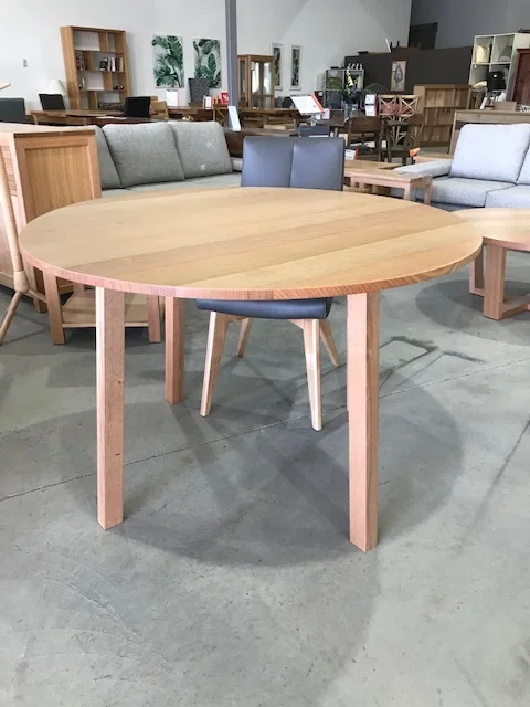 Coco round dining table , tas oak can be made any size