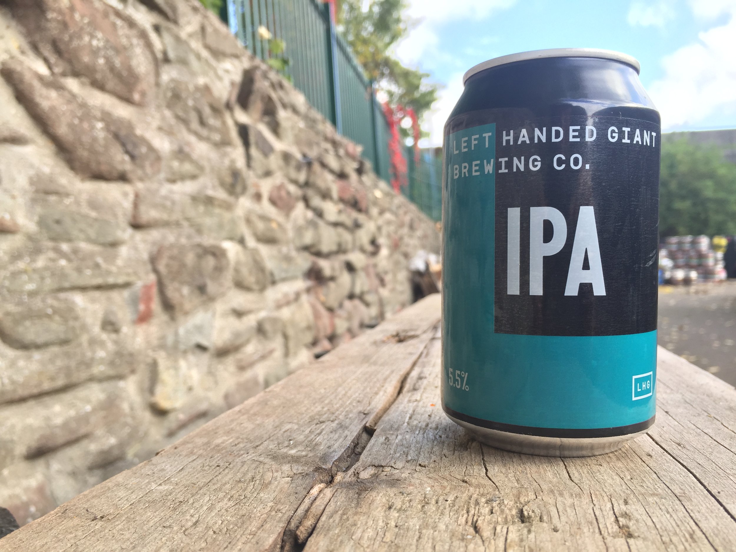 A very early prototype of our IPA label.