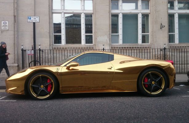 Not my gold plated ferrari...