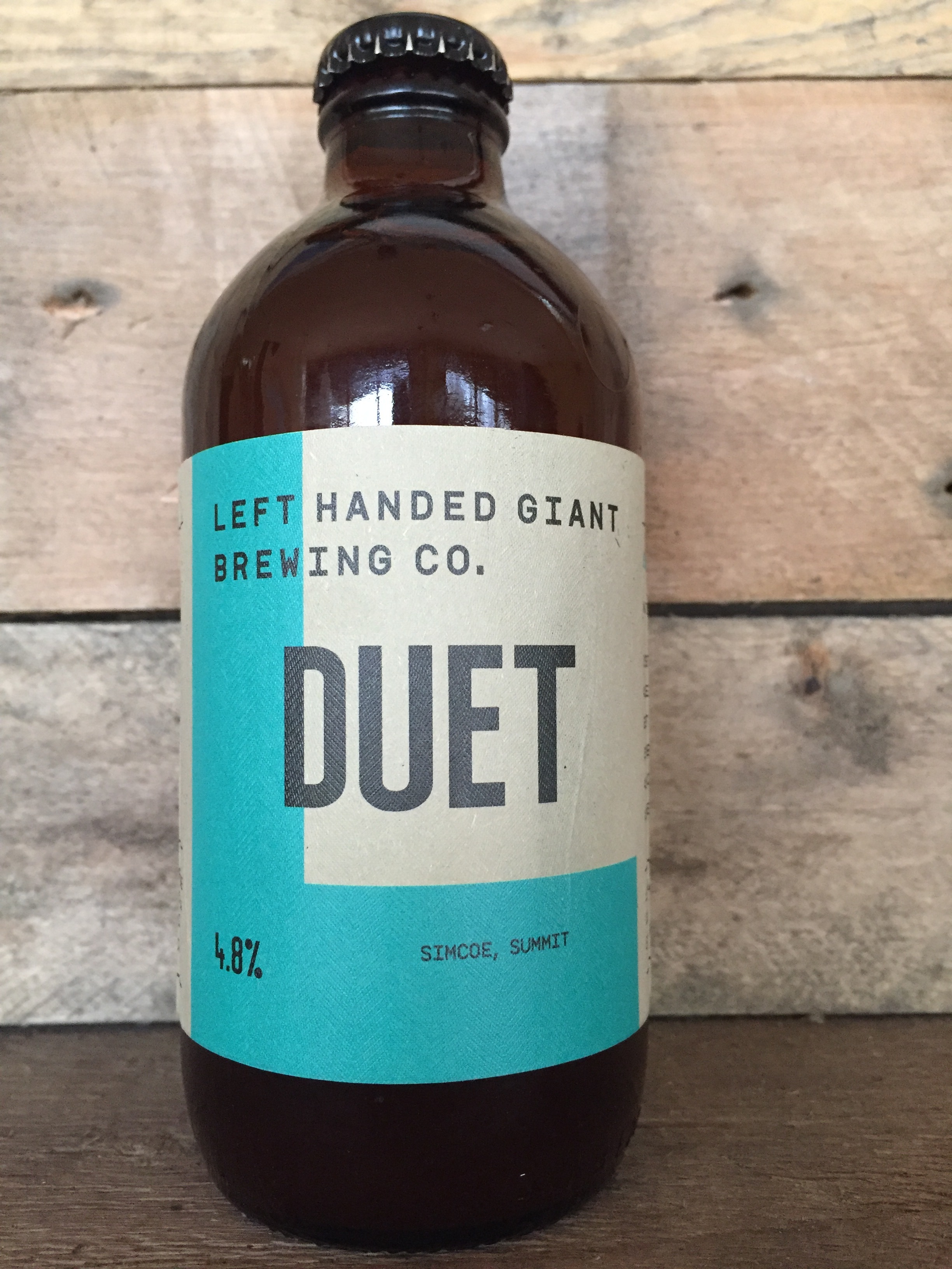 test bottle of Duet.