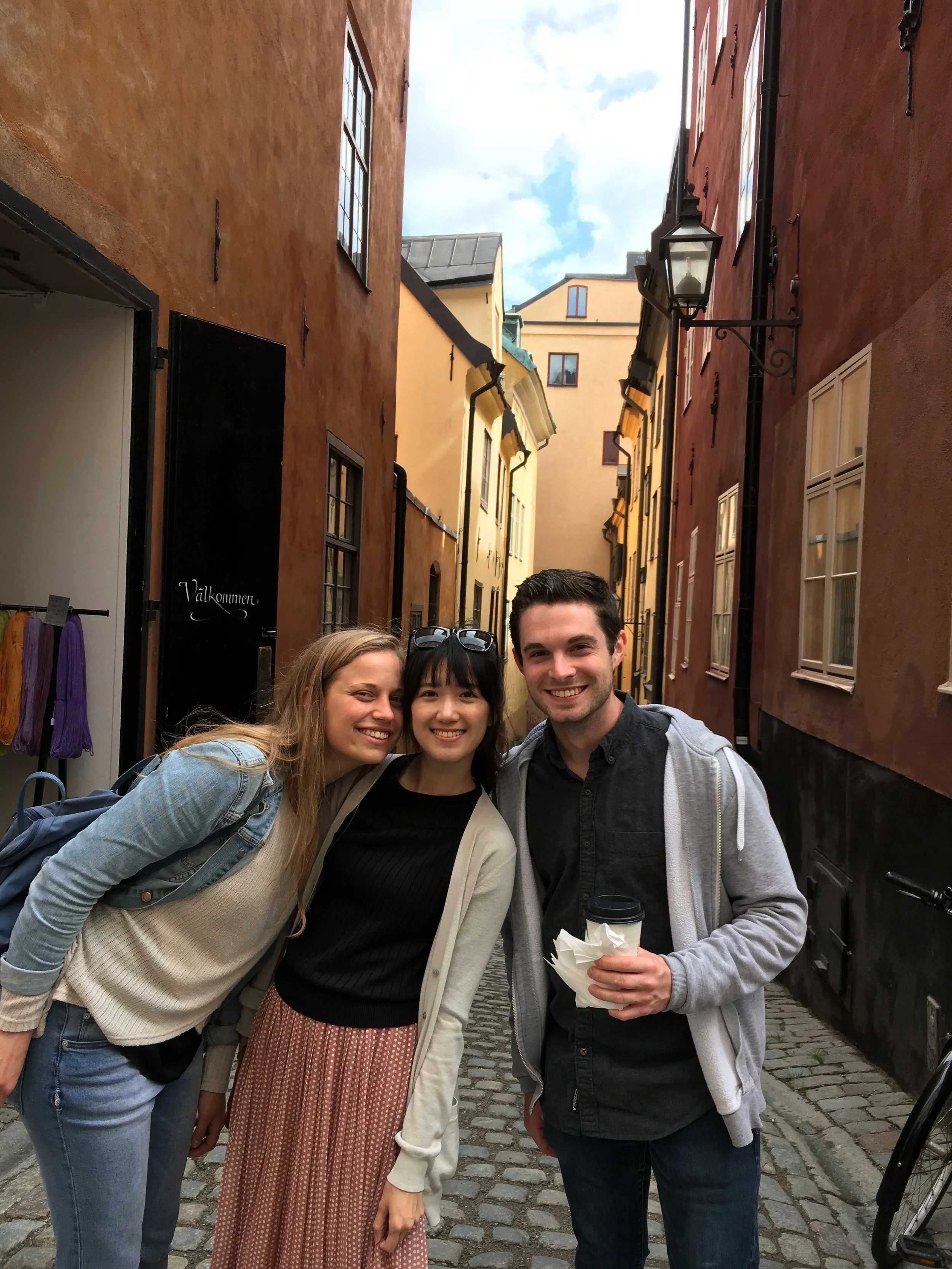 With Vanessa and Hsin in Stockholm!