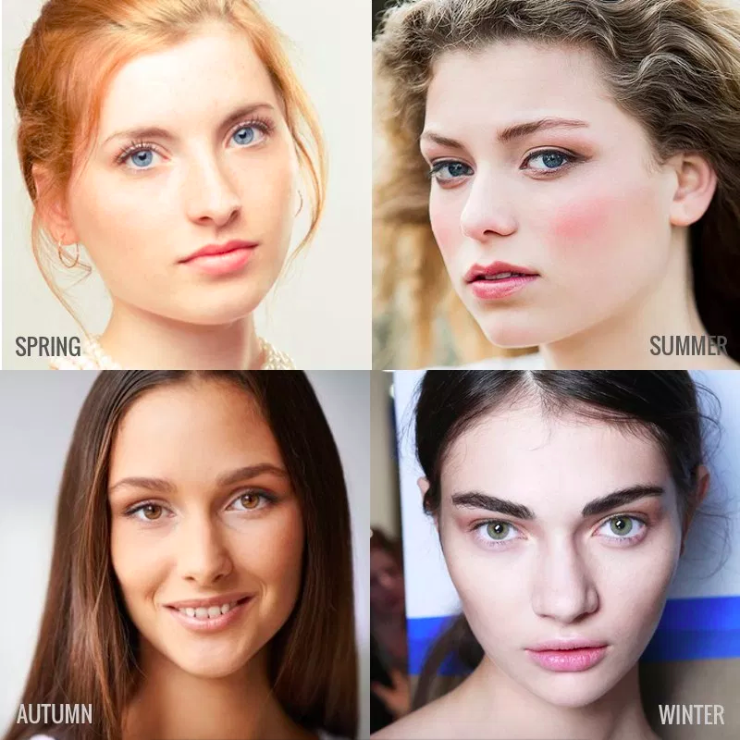 These are some of the examples of people with different skin tones!