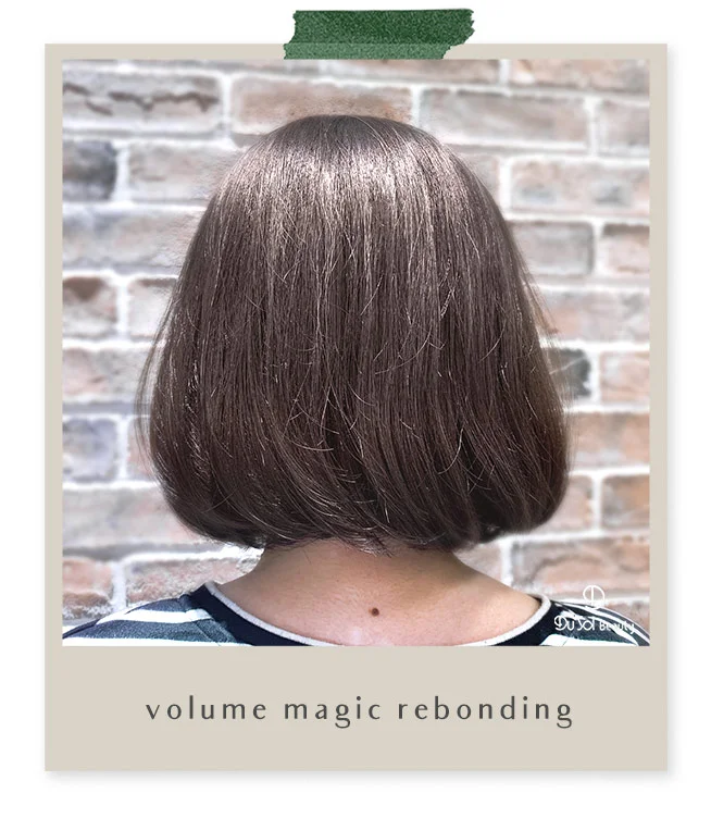 Volume Magic Rebonding Short Hair by Vivian from DuSolBeautySG Novena