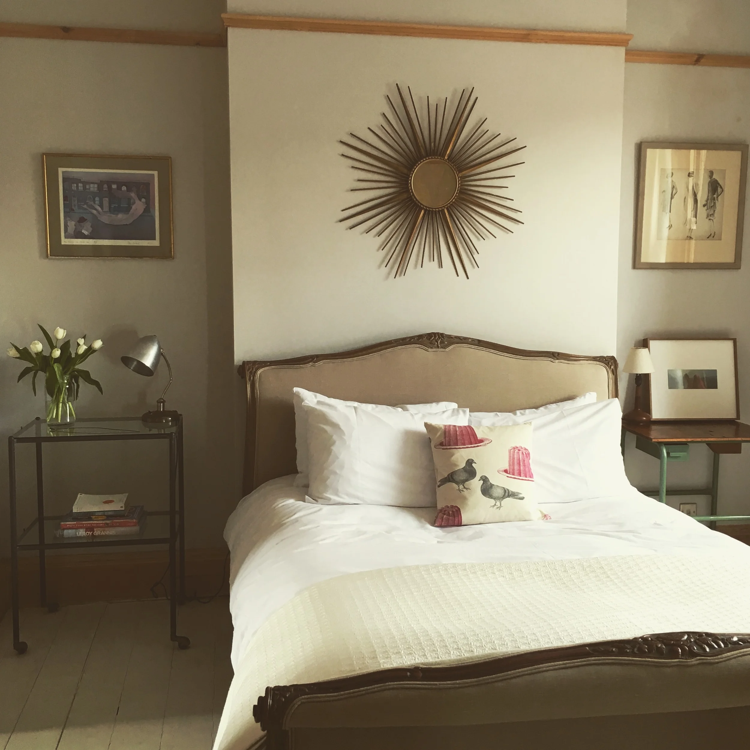 The master bedroom at Neverland , Shepherd's Bush - one of Plum's newest additions and styled by yours truly!