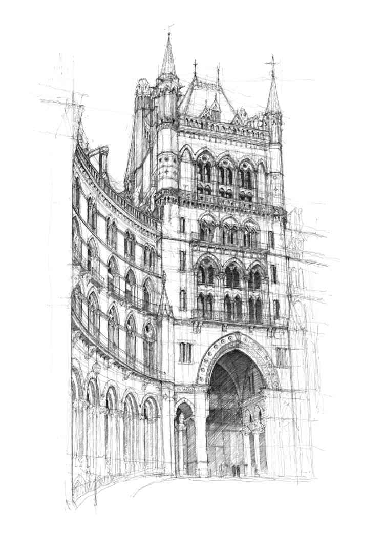'St Pancras' © Luke Adam Hawker