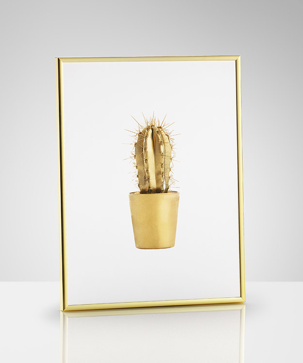 Gold Cactus print, £5.49 - Desenio