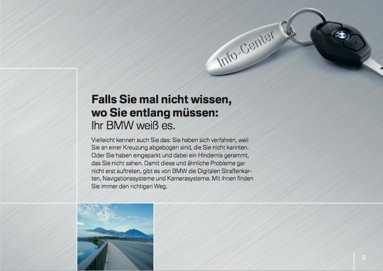 Infotainment Flyer BMW 4