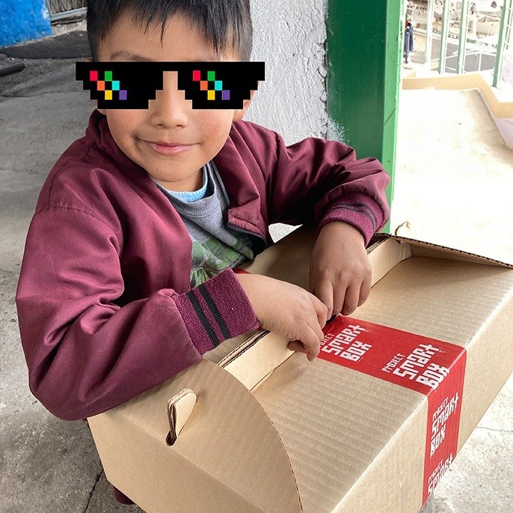 😎 Check out these cool kids! 😎 We rejoice in the Lord for His faithful provision through SmartBox 📚📦sponsors and @cumberlandchurch. Along with SmartBoxes 📚📦 comes testimony 🗣❤️🎉 of God's faithfulness and a message of hope and love. Rejoice, ?