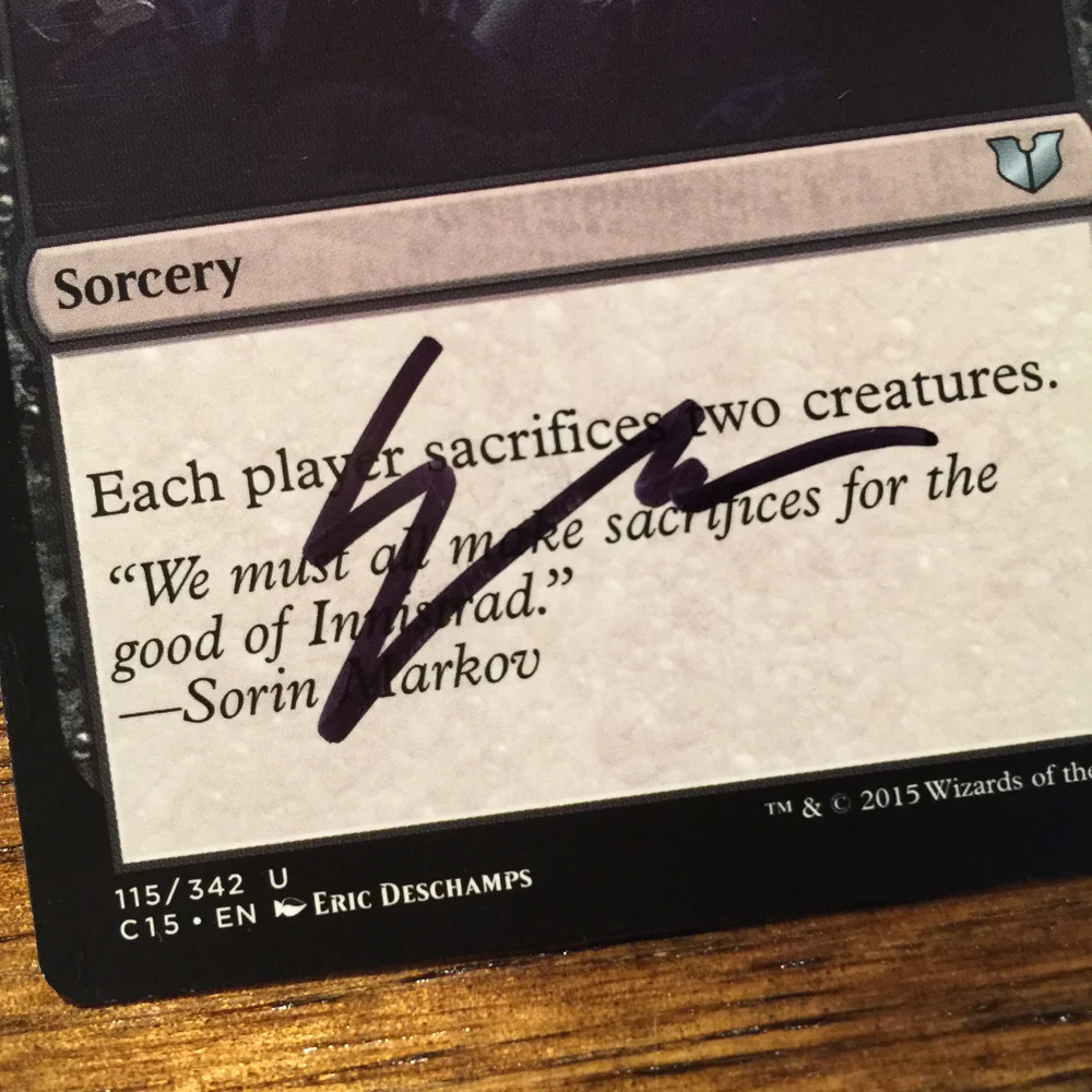 eric deschamps mtg cards Murasa Ranger - - Grand Prix Brussels 2015 Cards signed by Eric Deschamps