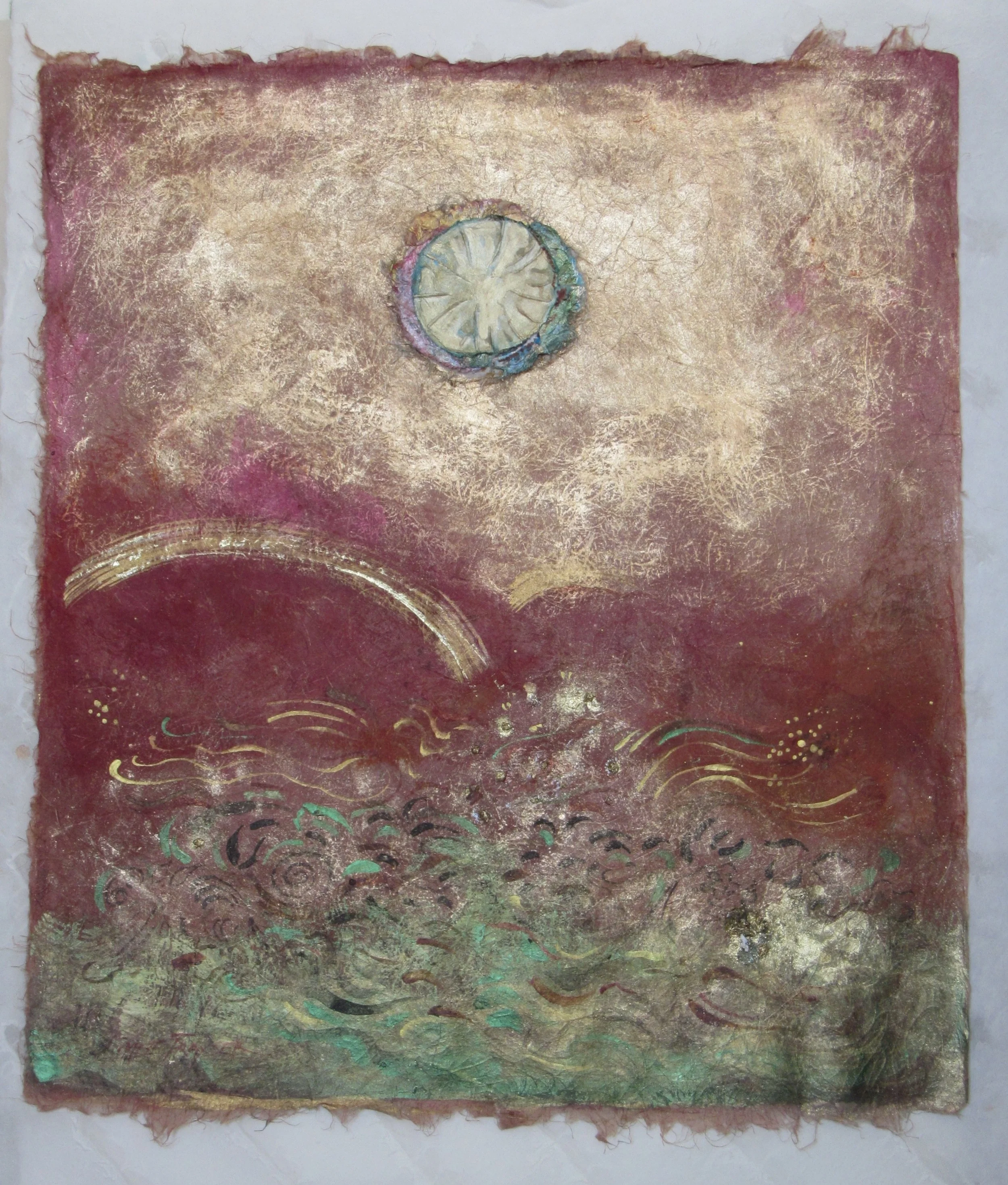 Radial Moon Russet and Gold