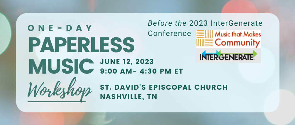 One-Day Music that Makes Community Workshop in Nashville