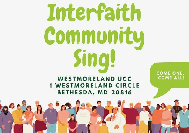 Interfaith Community SING with Rosalie Will