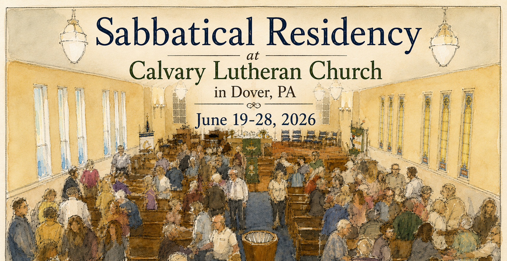 sabbatical residency at Calvary Lutheran Church