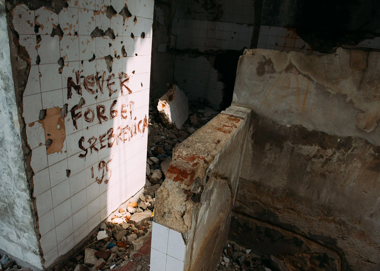 In July 1995, by order of General Ratko Mladic, the Bosnian Serb Army of Republika Srpska (VRS) murdered 8000 Bosniak Muslims who had sought refuge in and around the town of Srebenica.