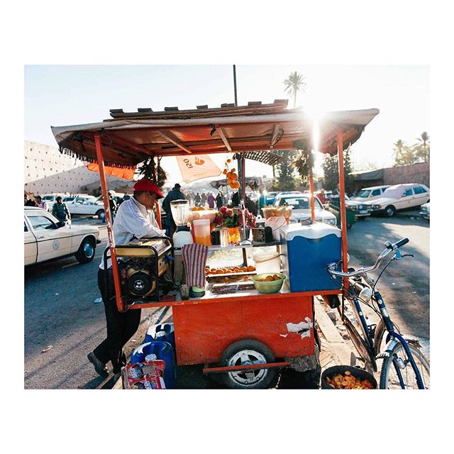 Orange juicer on the streets of Marrakech, years ago.

#travel #marrakech #morroco