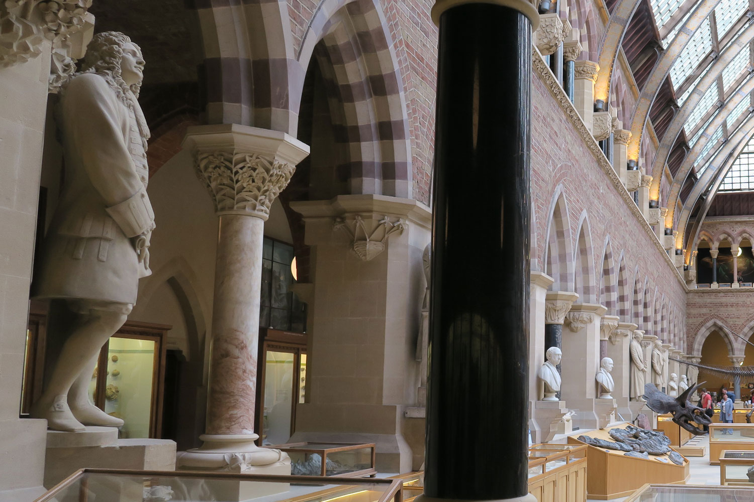 Colourful stone pillars, legends of science statues and amazing anthropological finds inside