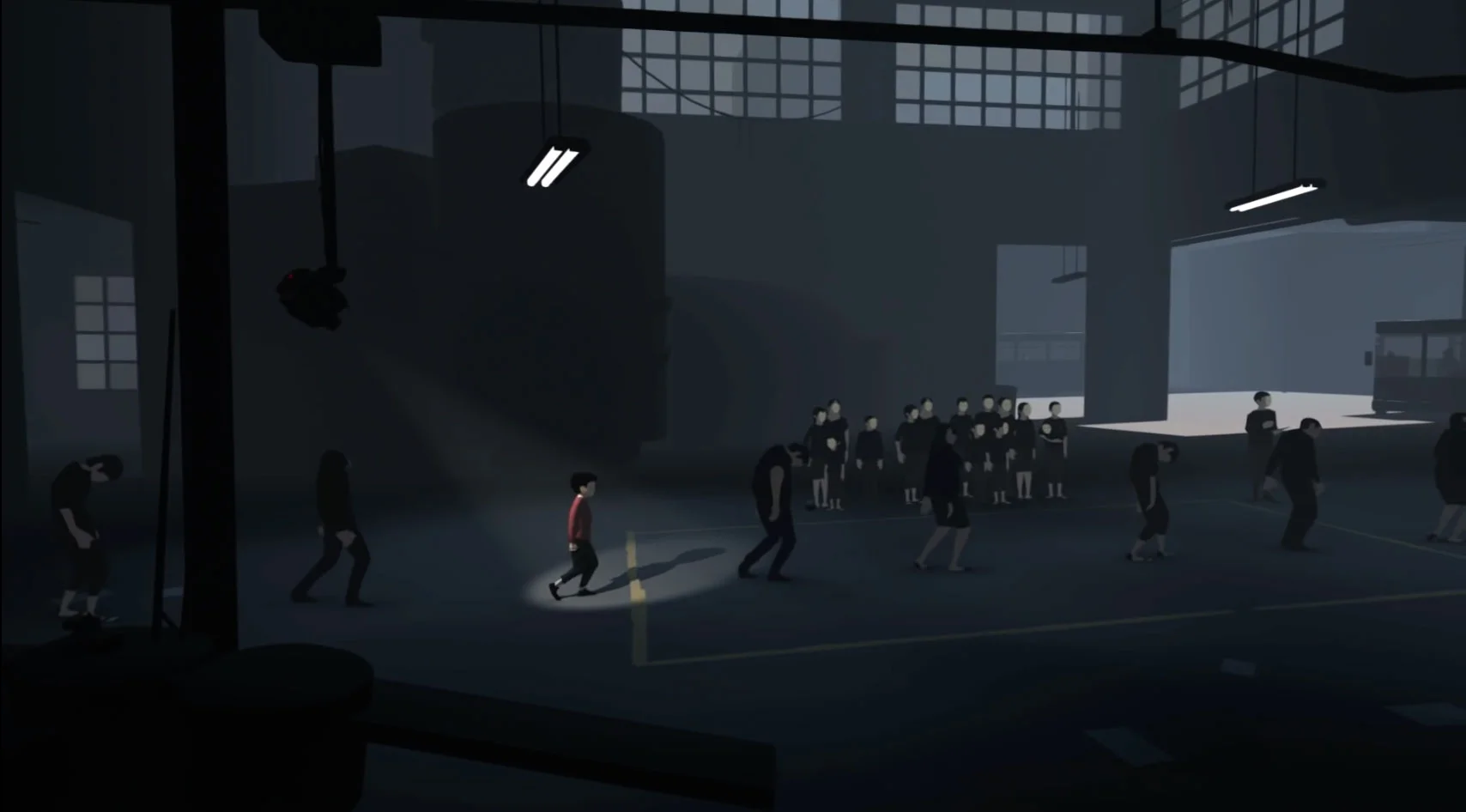 Perfecting a zombie walk. 'INSIDE' by Playdead, 2016