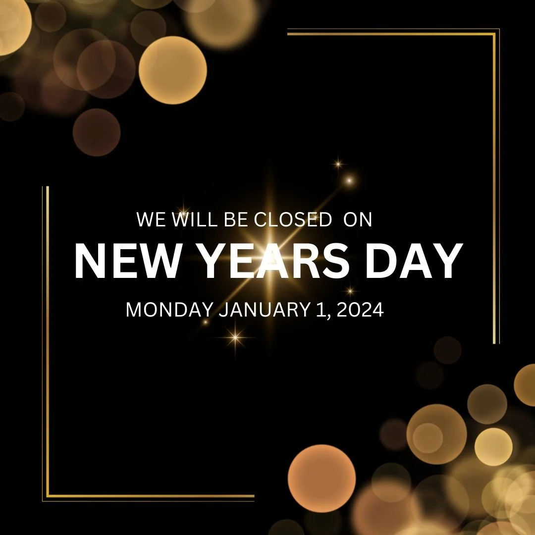 CLOSED New Year's Day