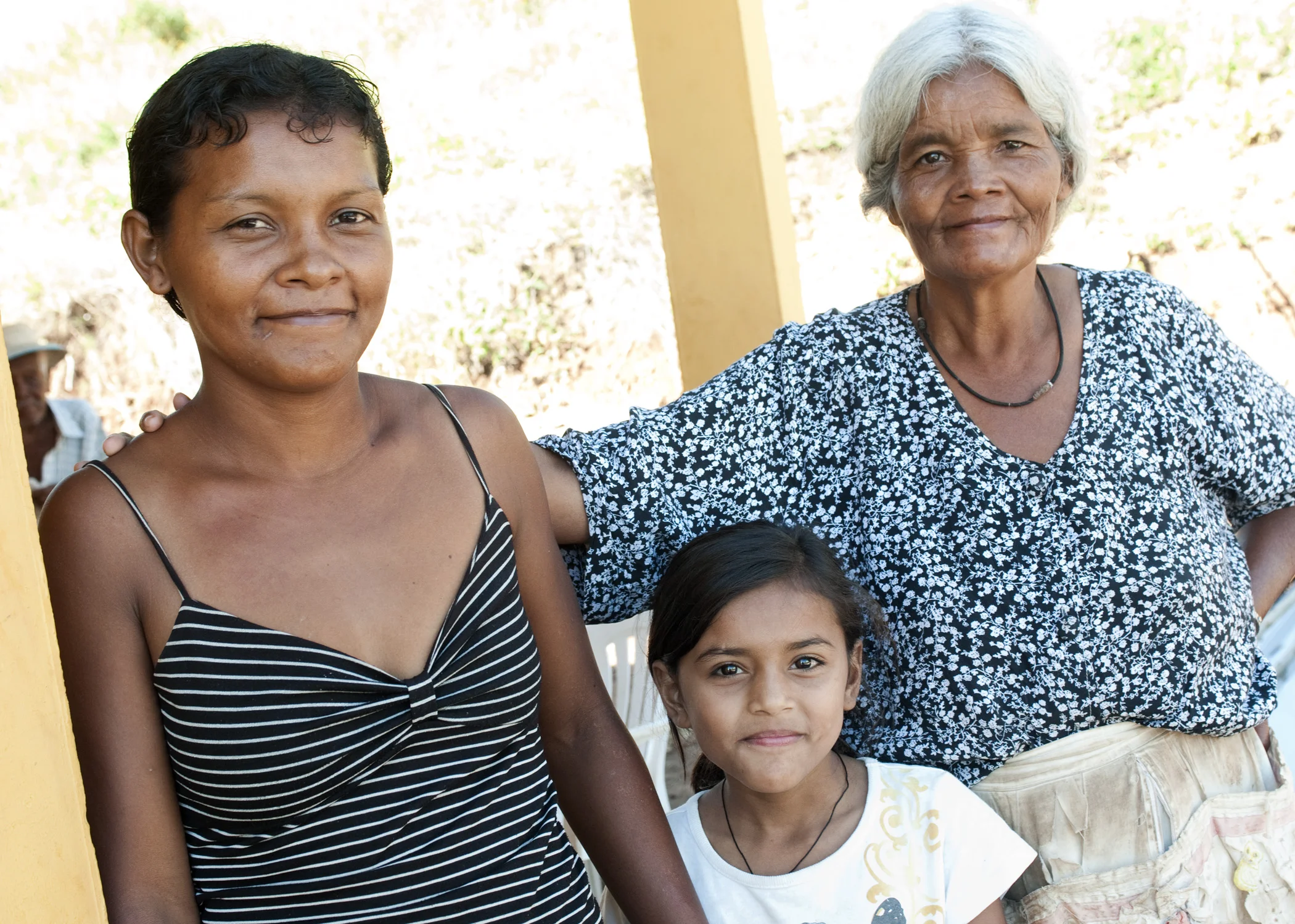 Three generations under one roof. Photo by Ann Schertz