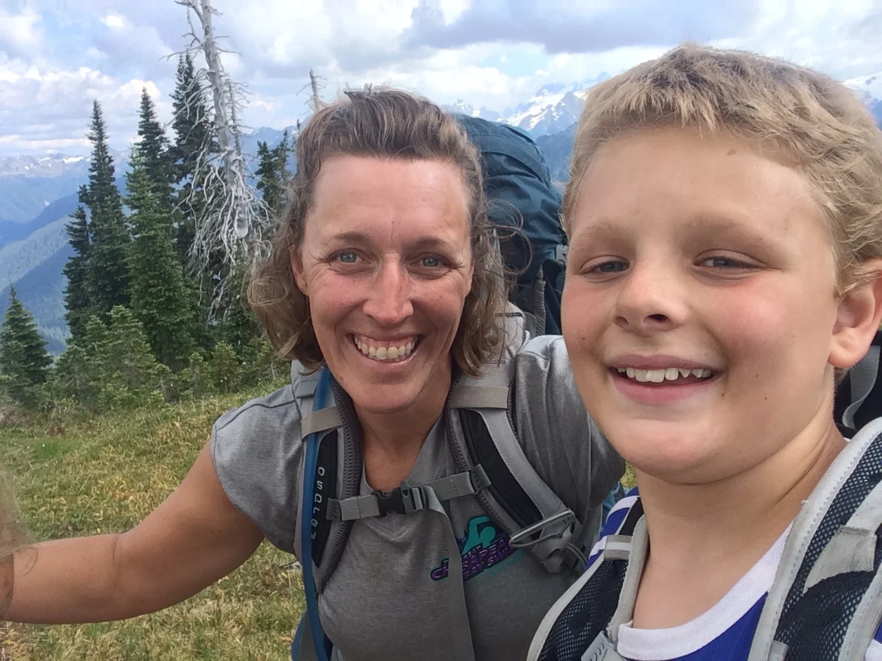 Sam's favorite place to slow down: backpacking in the wilderness.