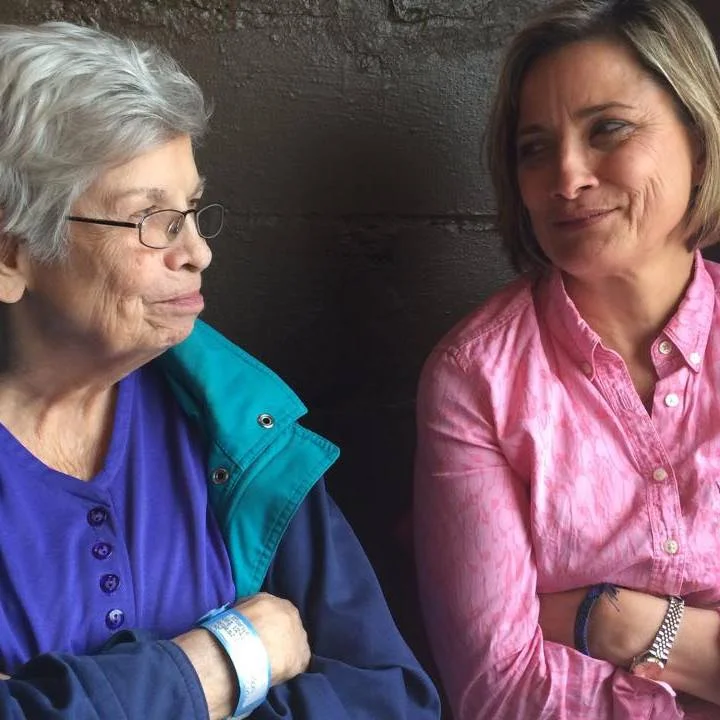 Marge and her daughter Martha-- a deep friendship of laughter and love. If I can have half the relationship with my daughter I will be a lucky, lucky mom.