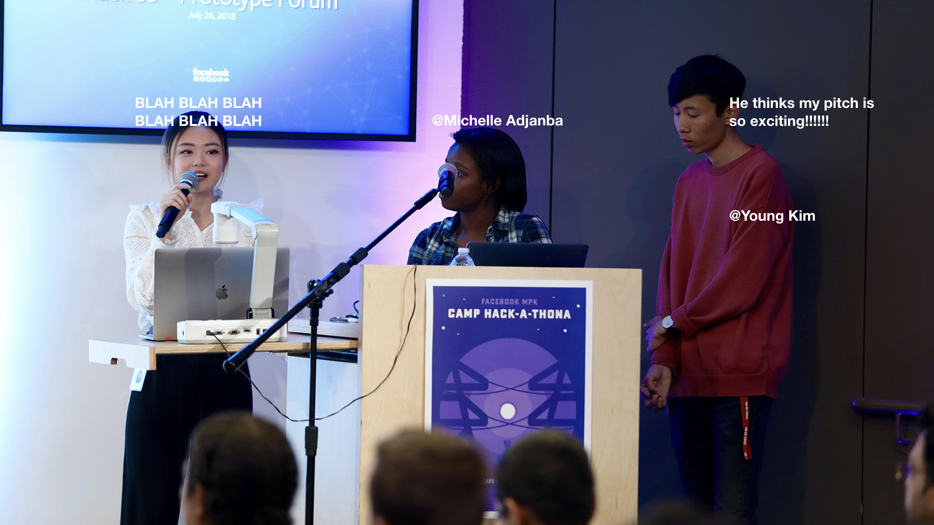 Pitching at Facebook Hack!