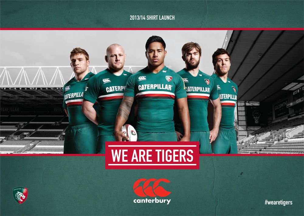 My shoot for the Leicester Tigers new kit launch.