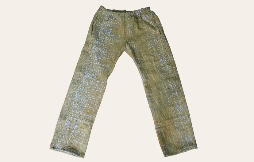 Mud Cloth Flared Pant