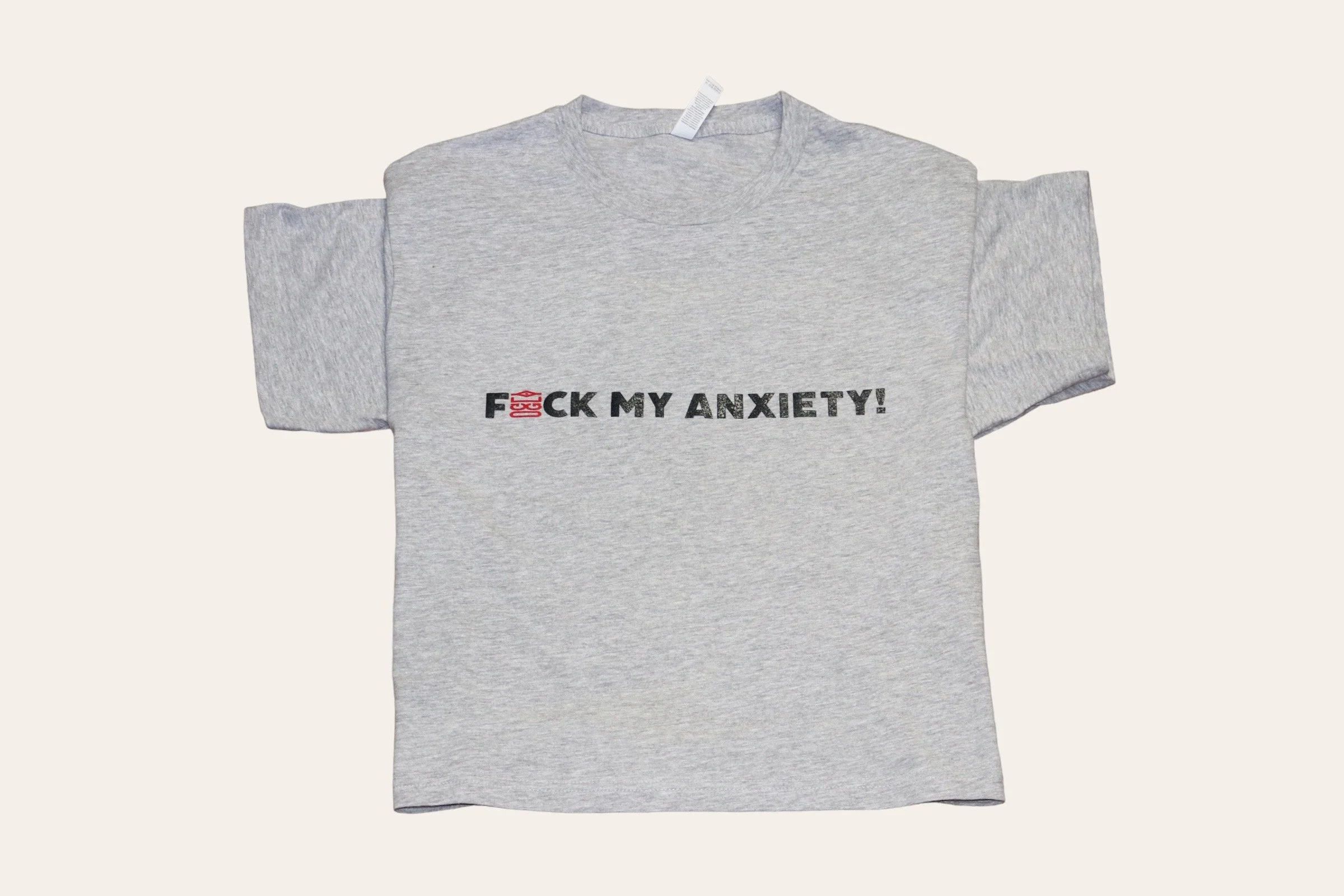 F* MY ANXIETY! Cropped Tee