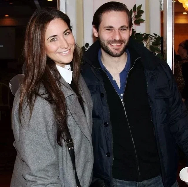 Lauren, with actor Christopher James Raynor at the Macabre Faire Film Fest, winter 2014. 