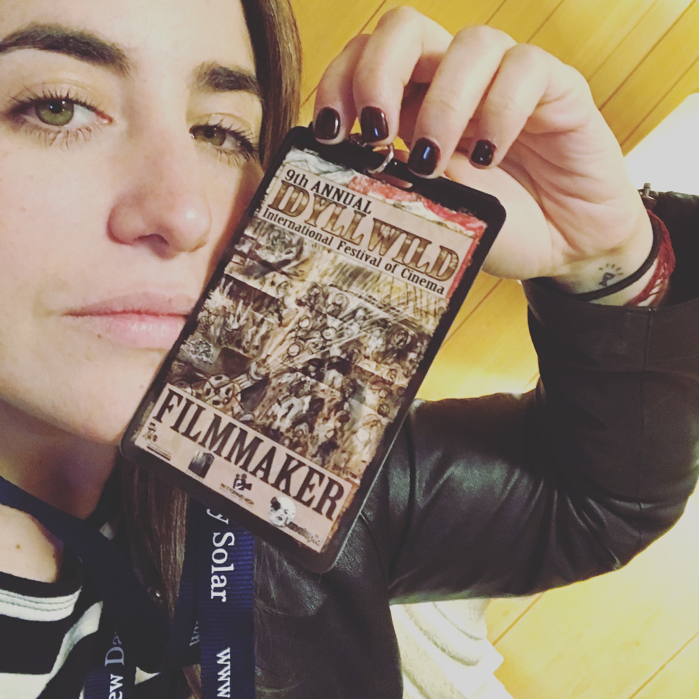 Lauren representing SO SOHA Season Two’s FOUR (!!!) Nominations at Idyllwild International Festival of Cinema, March 2018