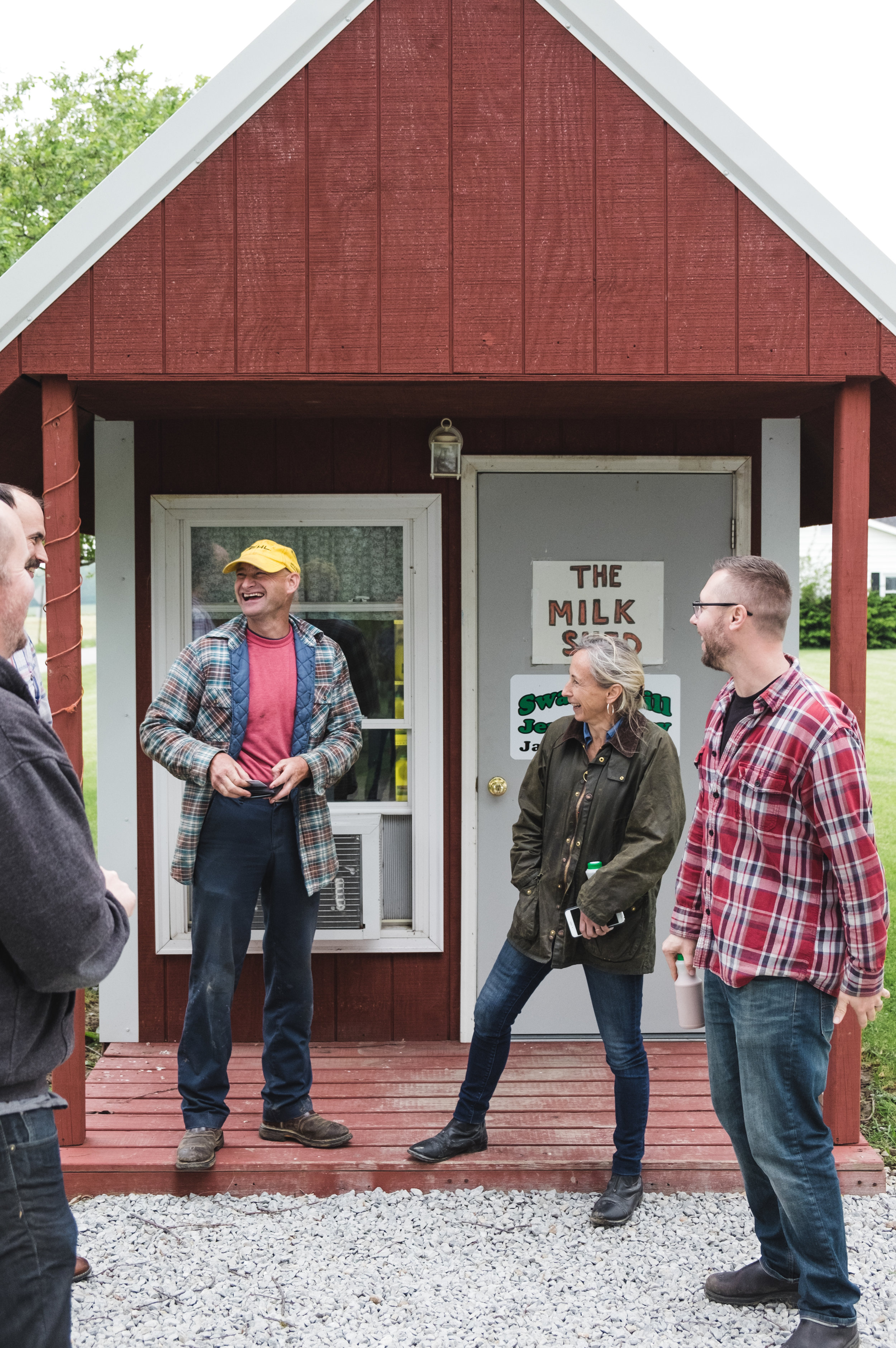 The Milk Stand - where honor system pay-and-take is the norm